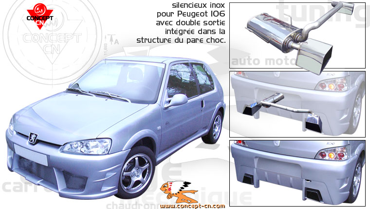 personnalisation auto Peugeot 106