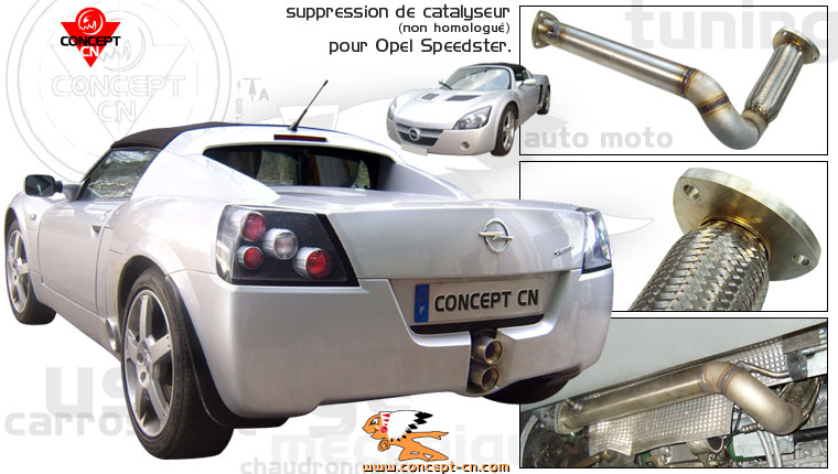 suppression catalyseur Opel Speedster