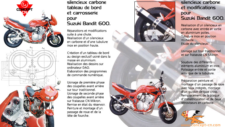 personnalisation moto suzuki bandit 600